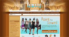 Desktop Screenshot of flappercostumes.com